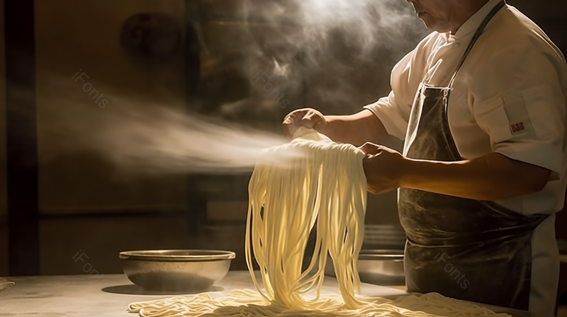 兰州,一位厨师正在做拉面,高清,摄影图,摄影图片,图片大全,摄影图免费下载